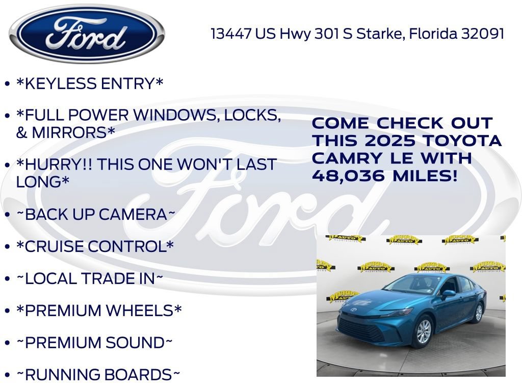Used 2025 Toyota Camry LE FWD image 12