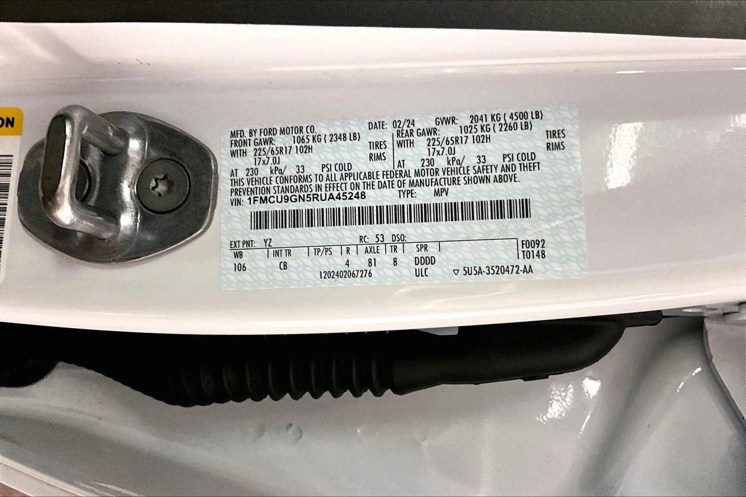 Certified 2024 Ford Escape Active w/ Tech Pack #2 image 32