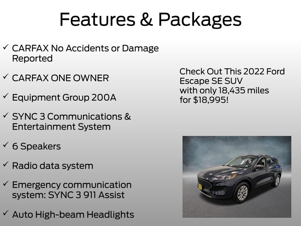 Certified 2022 Ford Escape SE image 4