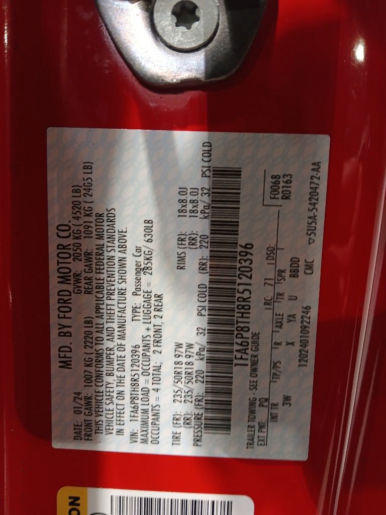 Certified 2024 Ford Mustang Premium RWD image 10