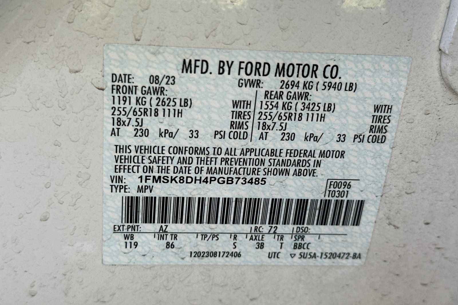 Certified 2023 Ford Explorer XLT AWD/4WD image 28