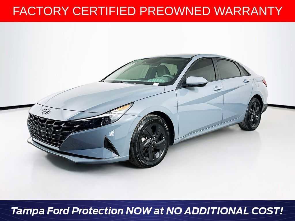 Used 2021 Hyundai Elantra Blue w/ Cargo Package