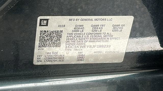 Used 2018 Chevrolet Silverado 2500 LTZ w/ Duramax Plus Package image 31