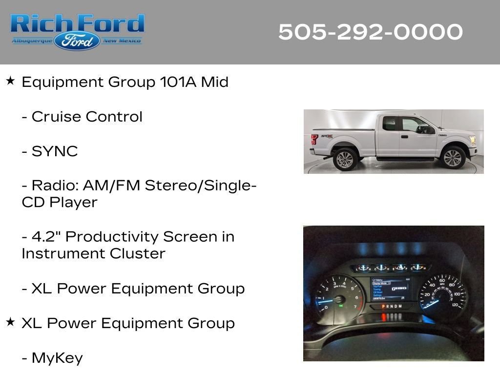 Certified 2018 Ford F150 XL w/ Equipment Group 101A Mid AWD/4WD image 12