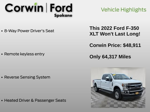 Certified 2022 Ford F350 XLT w/ XLT Premium Package image 20