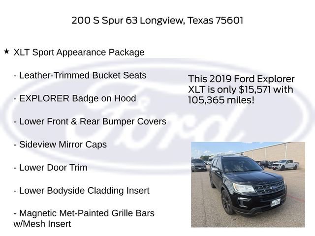 Certified 2019 Ford Explorer XLT w/ Equipment Group 202A FWD image 15