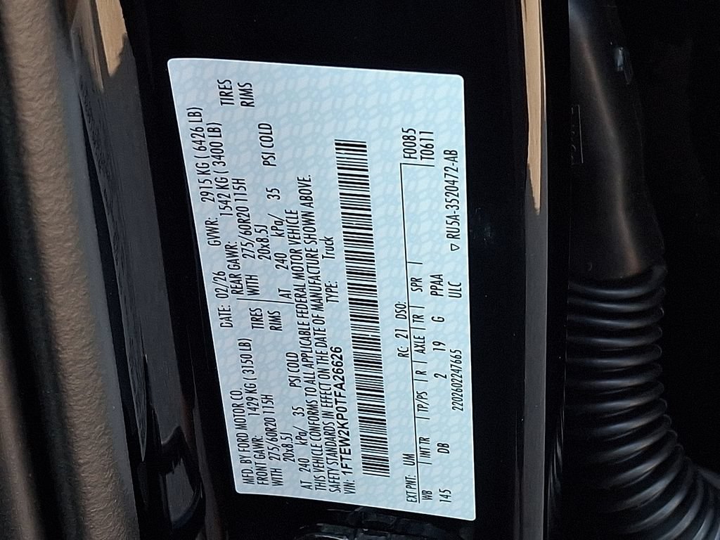 Certified 2026 Ford F150 STX w/ Equipment Group 200A RWD image 27