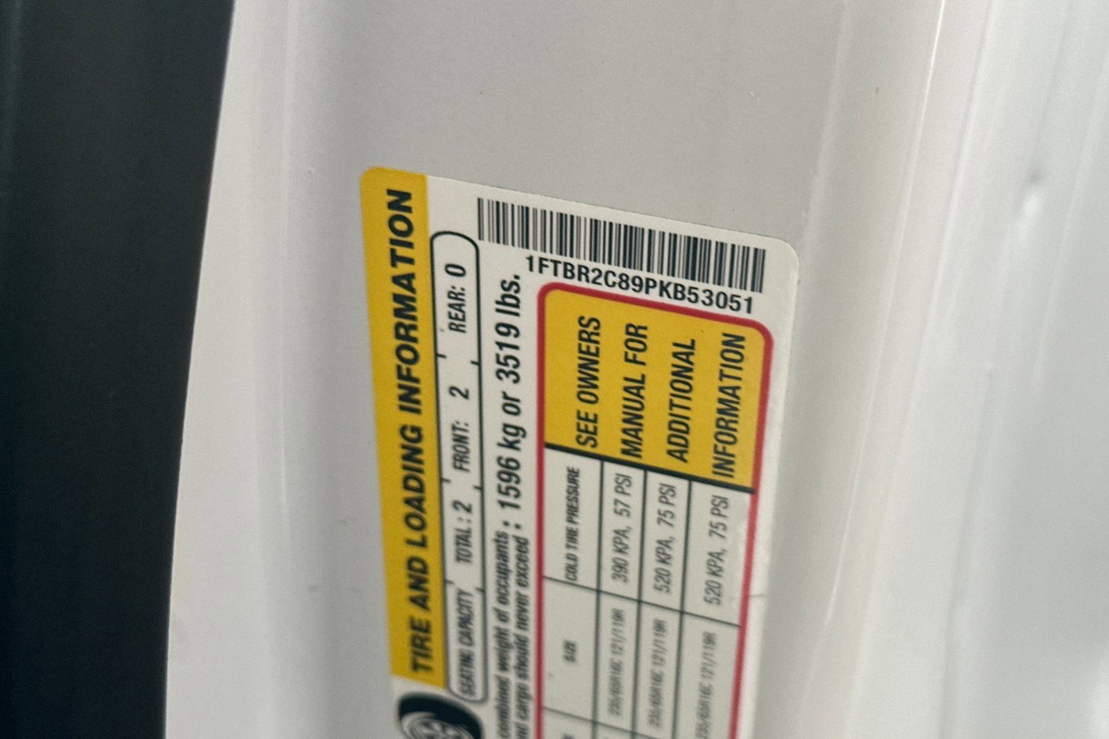 Certified 2023 Ford Transit 250 Medium Roof AWD w/ Load Area Protection Package image 30