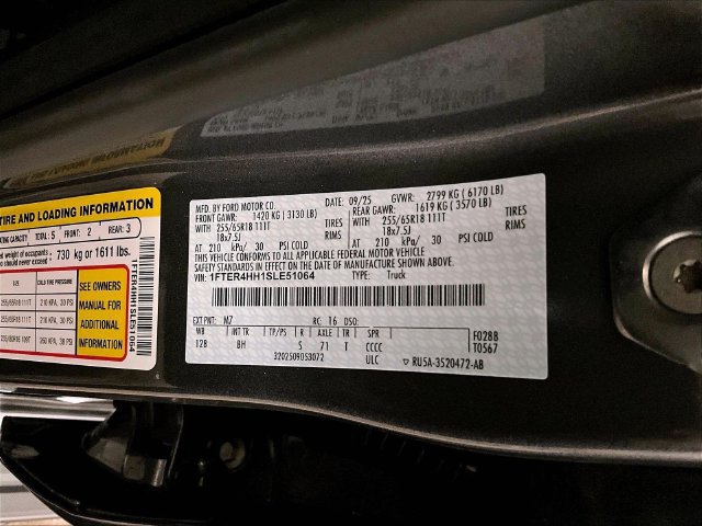 Certified 2025 Ford Ranger XLT w/ Black Appearance Package AWD/4WD image 33
