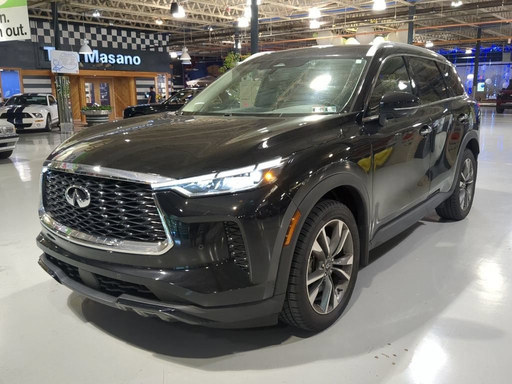 Used 2023 INFINITI QX60 Luxe w/ Performance Audio Package AWD/4WD video 1
