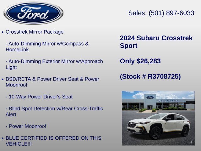 Used 2024 Subaru Crosstrek 2.5i Sport w/ Crosstrek Mirror Package AWD/4WD image 6