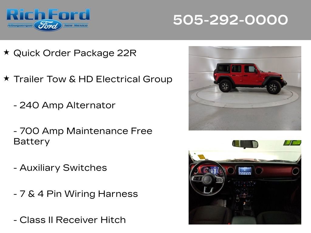 Used 2021 Jeep Wrangler Unlimited Rubicon w/ Safety Group image 11