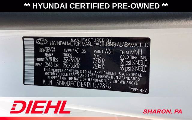 Certified 2024 Hyundai Tucson SEL w/ Convenience Package AWD/4WD image 9