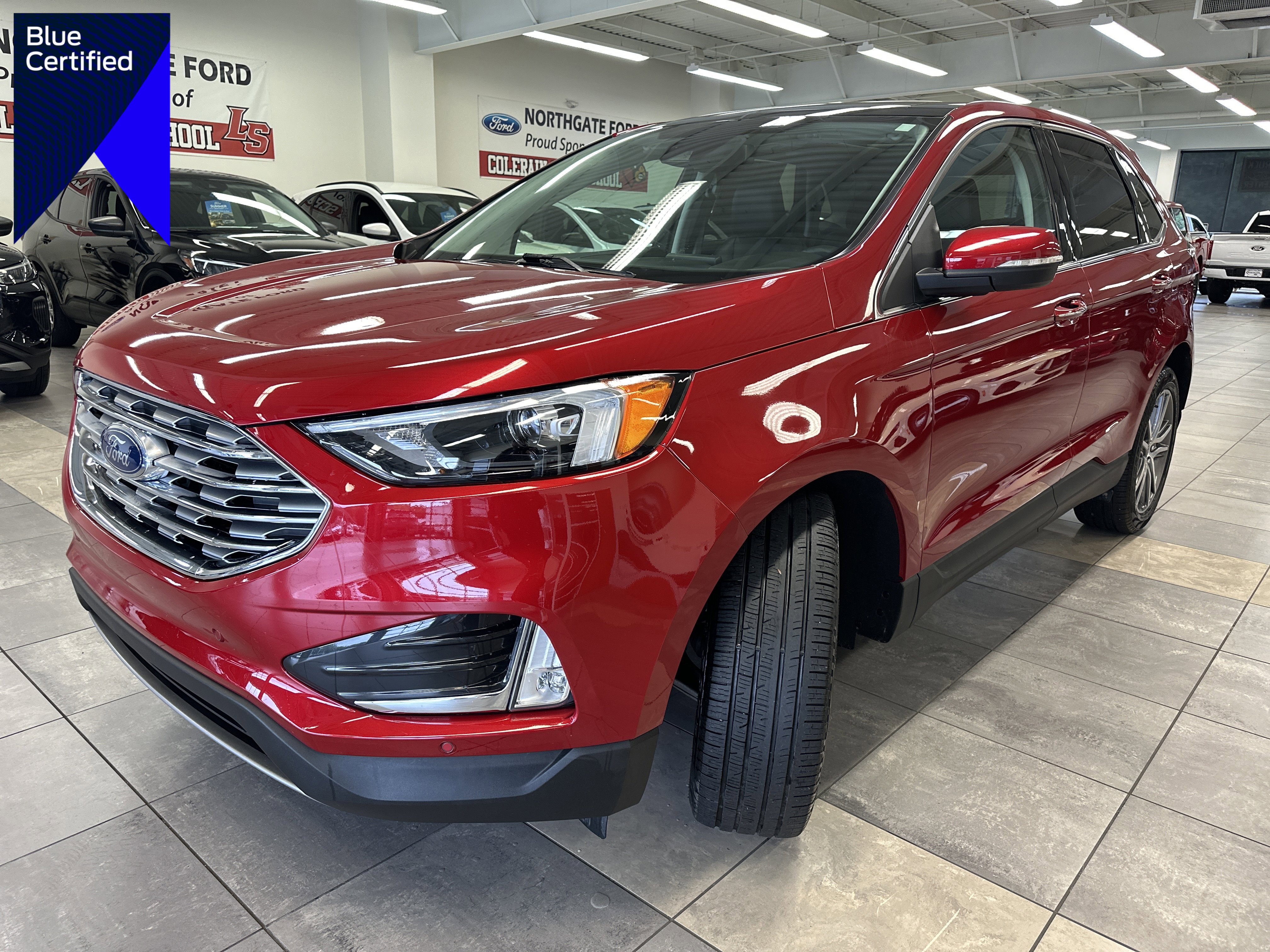 Certified 2022 Ford Edge Titanium w/ Class II Trailer Tow Package