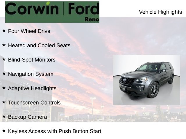 Certified 2019 Ford Explorer Sport AWD/4WD image 7