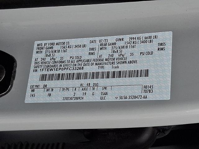 Certified 2023 Ford F150 XLT w/ Equipment Group 302A High AWD/4WD image 25