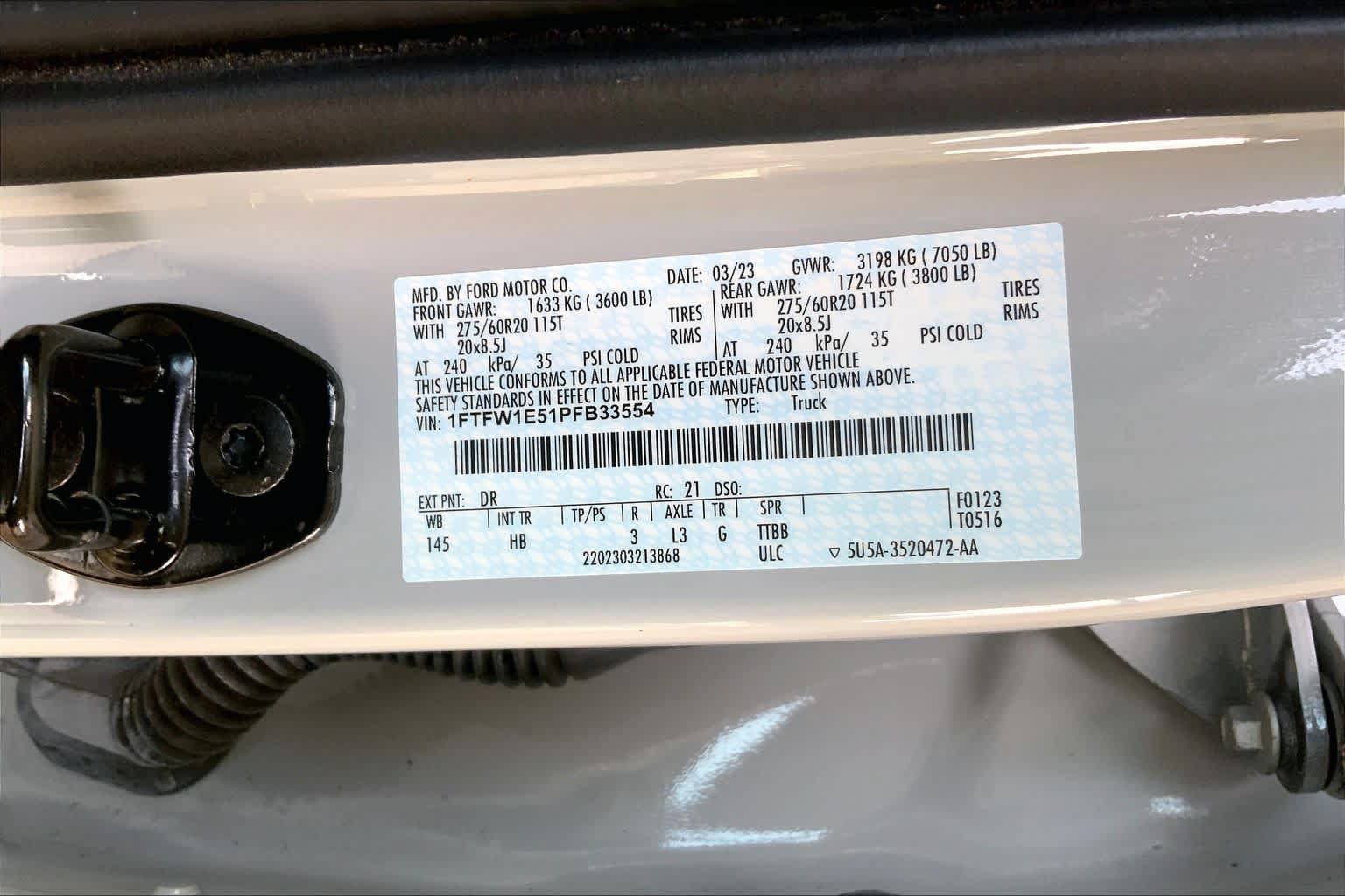 Certified 2023 Ford F150 Lariat w/ Trailer Tow Package AWD/4WD image 31
