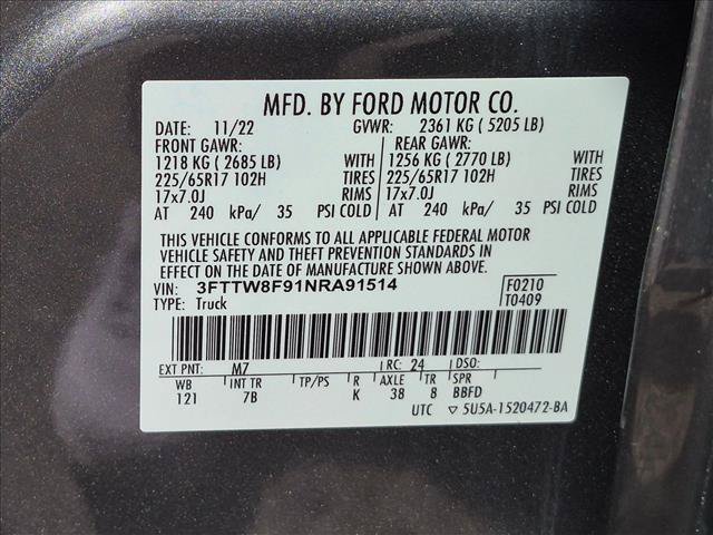 Certified 2022 Ford Maverick XLT w/ Equipment Group 300A Standard AWD/4WD image 21