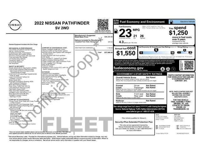 Used 2022 Nissan Pathfinder SV FWD image 4