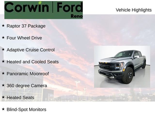 Certified 2022 Ford F150 Raptor w/ Raptor 37 Performance Package AWD/4WD image 6