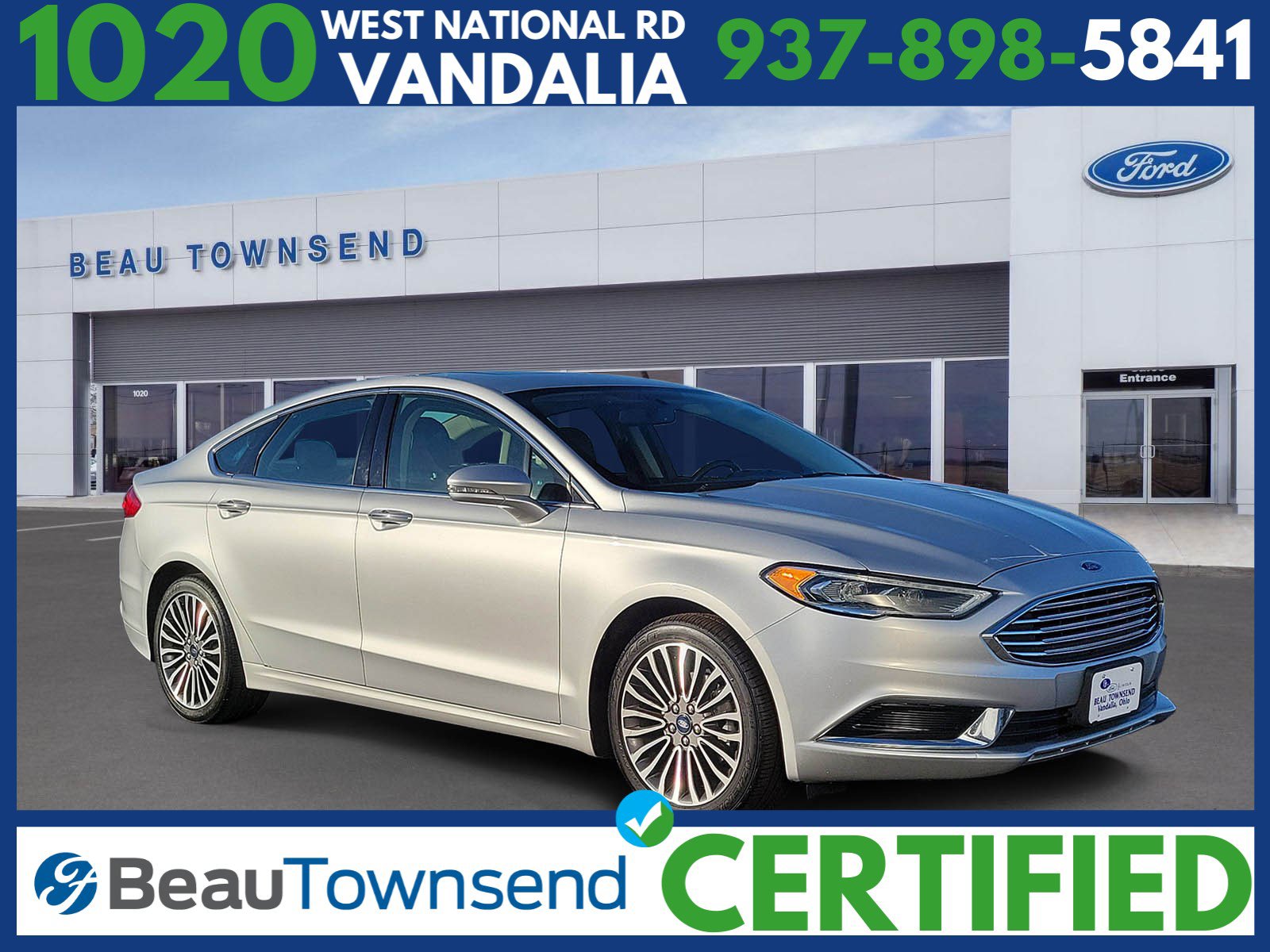 Certified 2018 Ford Fusion SE w/ Fusion SE Technology Package