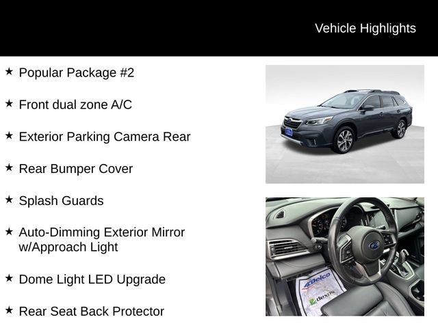Used 2021 Subaru Outback Limited XT w/ Popular Package #2 AWD/4WD image 8