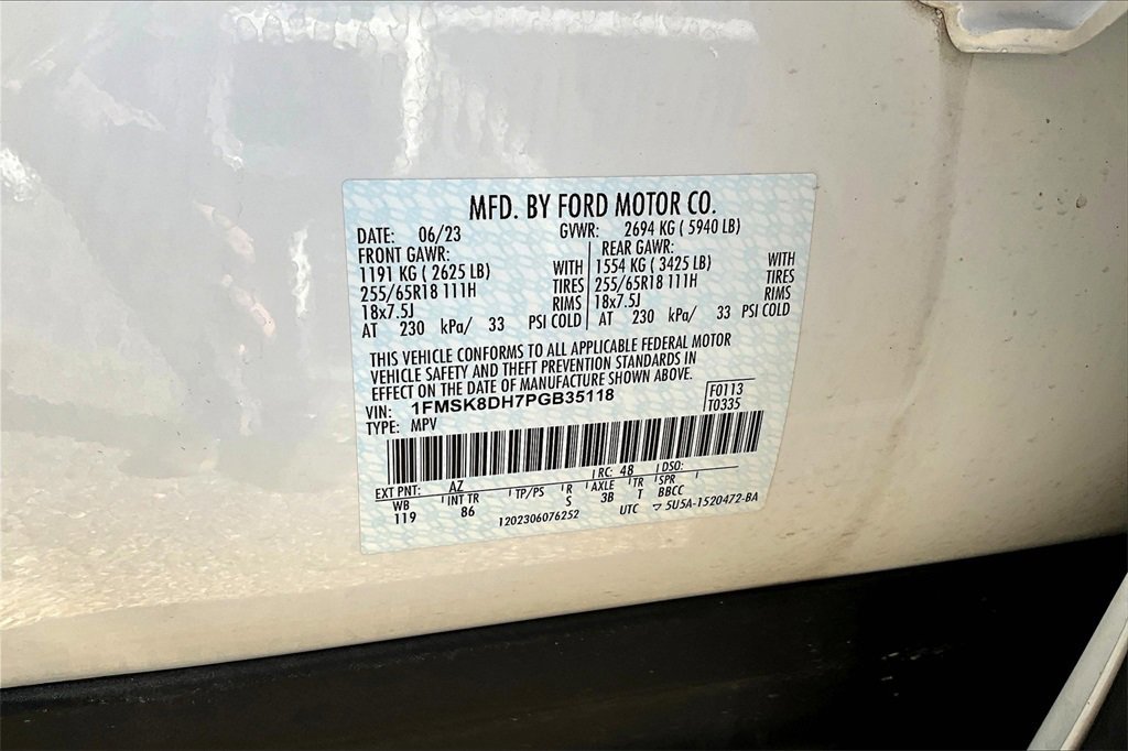 Certified 2023 Ford Explorer XLT image 36