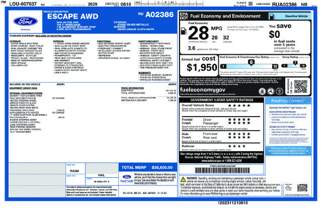 Certified 2024 Ford Escape Active w/ Tech Pack #1 AWD/4WD image 5