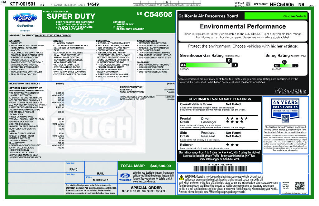 Certified 2022 Ford F250 Lariat AWD/4WD image 6