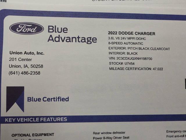 Used 2022 Dodge Charger SXT w/ Blacktop Package AWD/4WD image 12