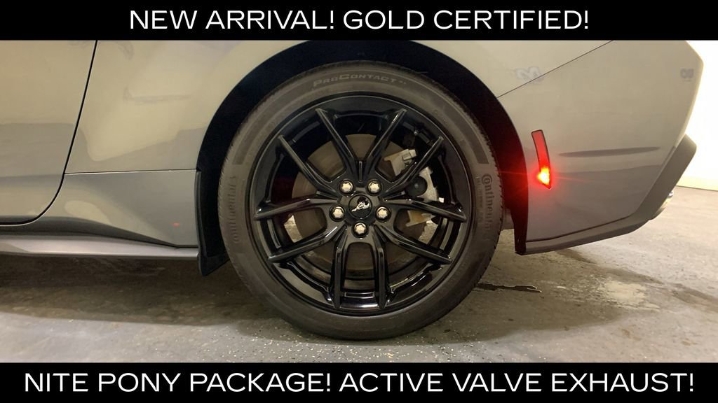 Certified 2025 Ford Mustang GT Premium w/ Mustang Nite Pony Package RWD image 18