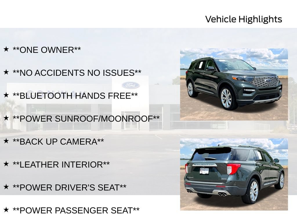 Certified 2022 Ford Explorer Platinum w/ Equipment Group 601A AWD/4WD image 6