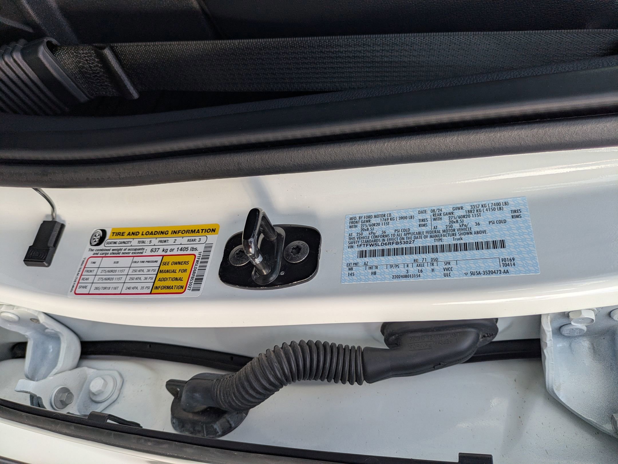 Certified 2024 Ford F150 Lariat w/ Bed Utility Package AWD/4WD image 48