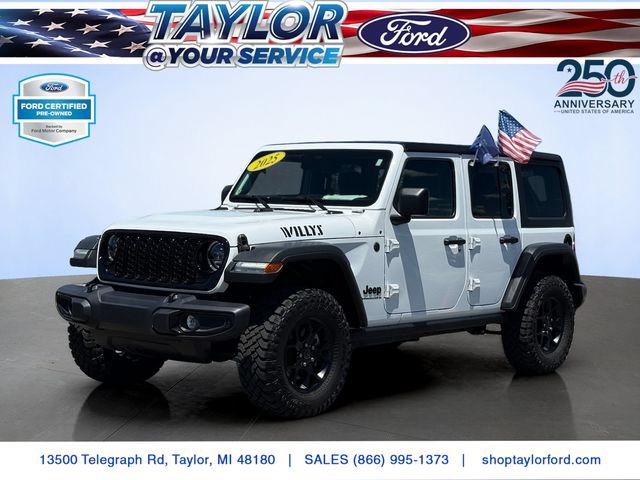 Used 2025 Jeep Wrangler Unlimited Sport AWD/4WD image 1