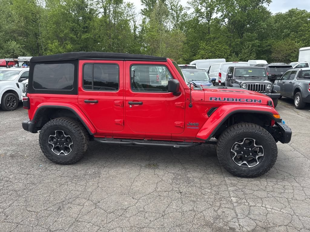 Used 2021 Jeep Wrangler Unlimited Rubicon 4xe w/ Steel Bumper Group AWD/4WD image 4