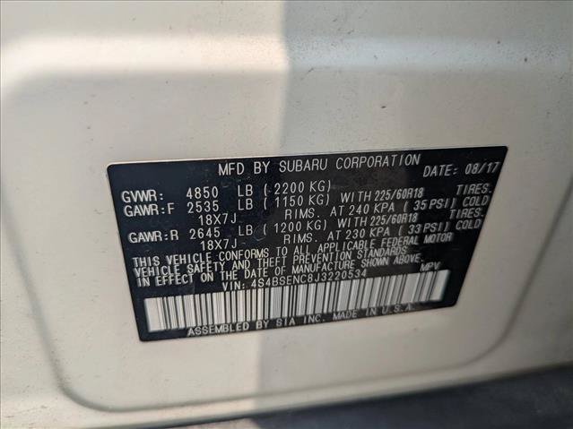 Used 2018 Subaru Outback 3.6R Limited AWD/4WD image 17