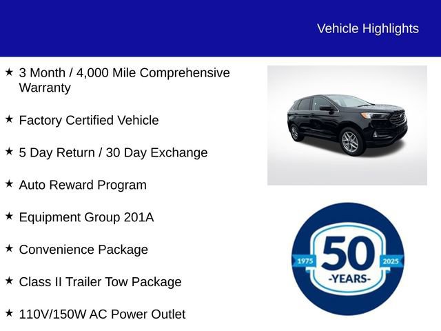 Certified 2022 Ford Edge SEL w/ Convenience Package image 9