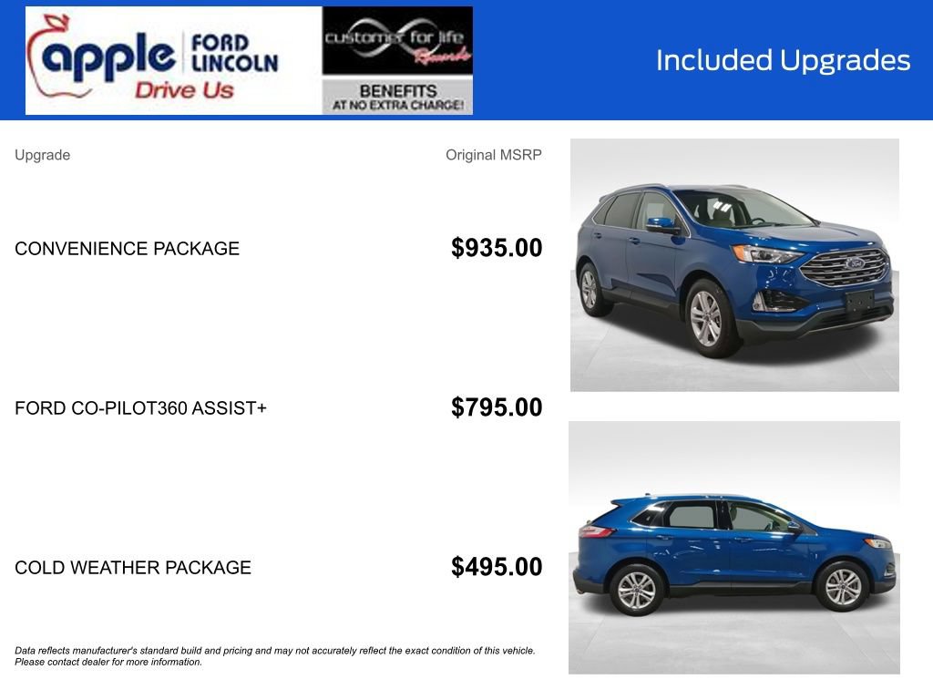 Certified 2020 Ford Edge SEL w/ Convenience Package AWD/4WD image 4