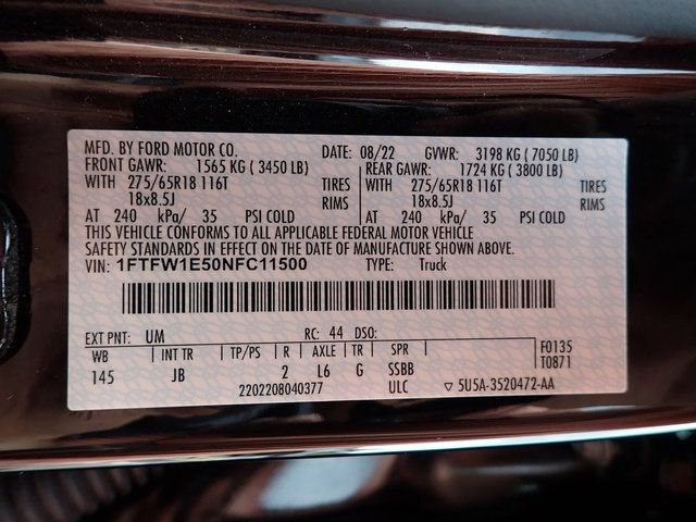 Certified 2022 Ford F150 XL w/ STX Appearance Package AWD/4WD image 23