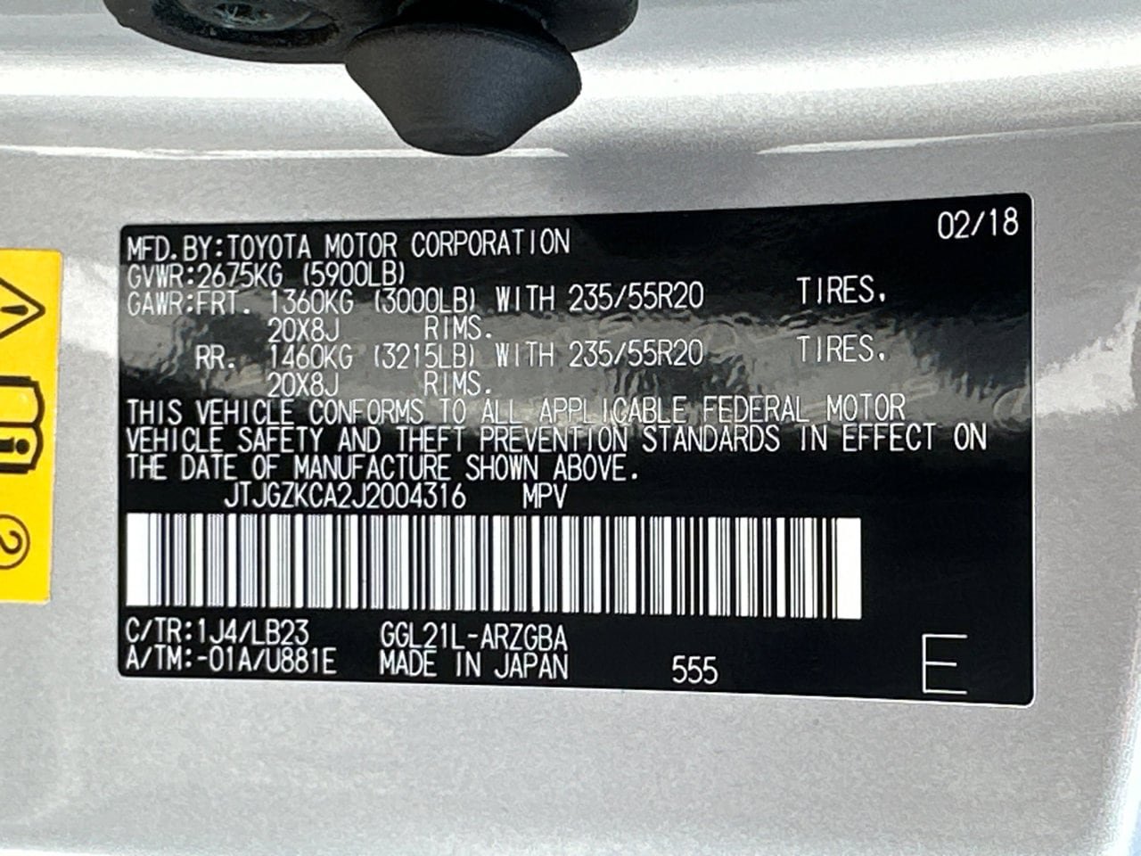 Used 2018 Lexus RX 350L FWD w/ Premium Package image 36