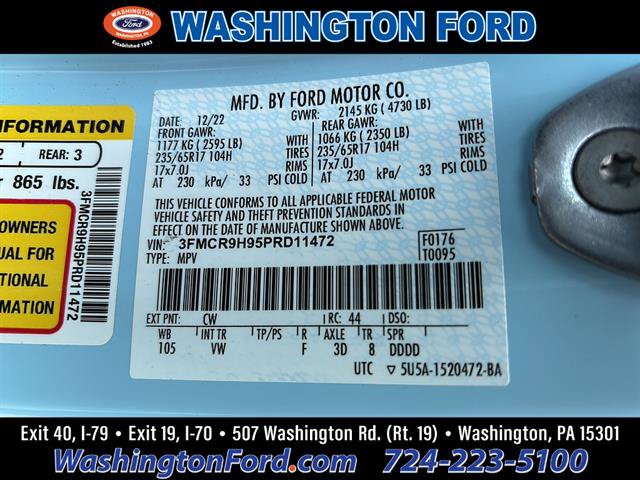 Certified 2023 Ford Bronco Sport Heritage Limited AWD/4WD image 21