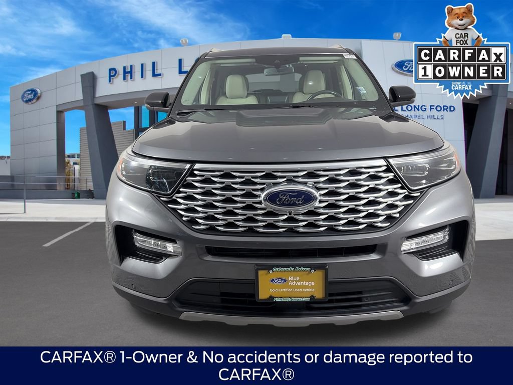 Certified 2021 Ford Explorer Platinum w/ Equipment Group 601A AWD/4WD image 2