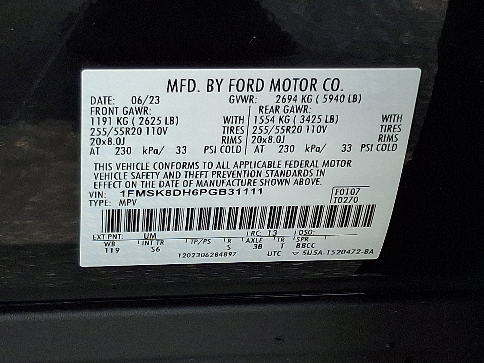 Certified 2023 Ford Explorer XLT w/ Equipment Group 202A AWD/4WD image 27