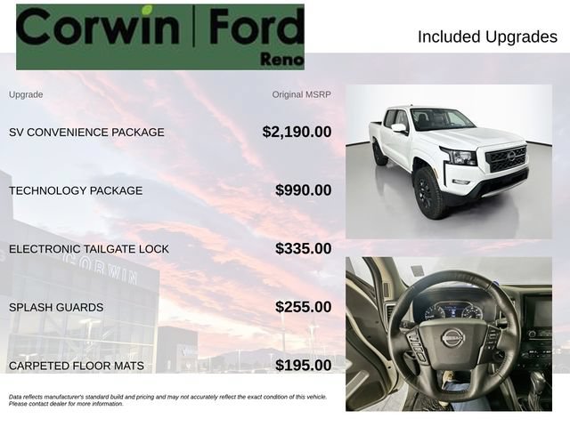Used 2024 Nissan Frontier SV w/ SV Convenience Package AWD/4WD image 3