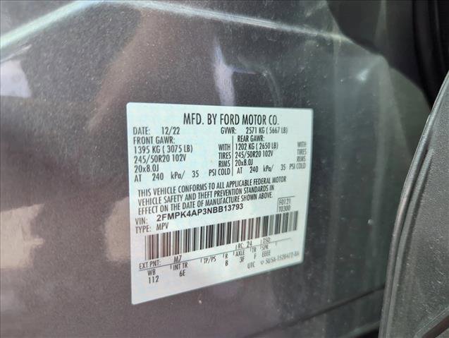 Certified 2022 Ford Edge ST image 28