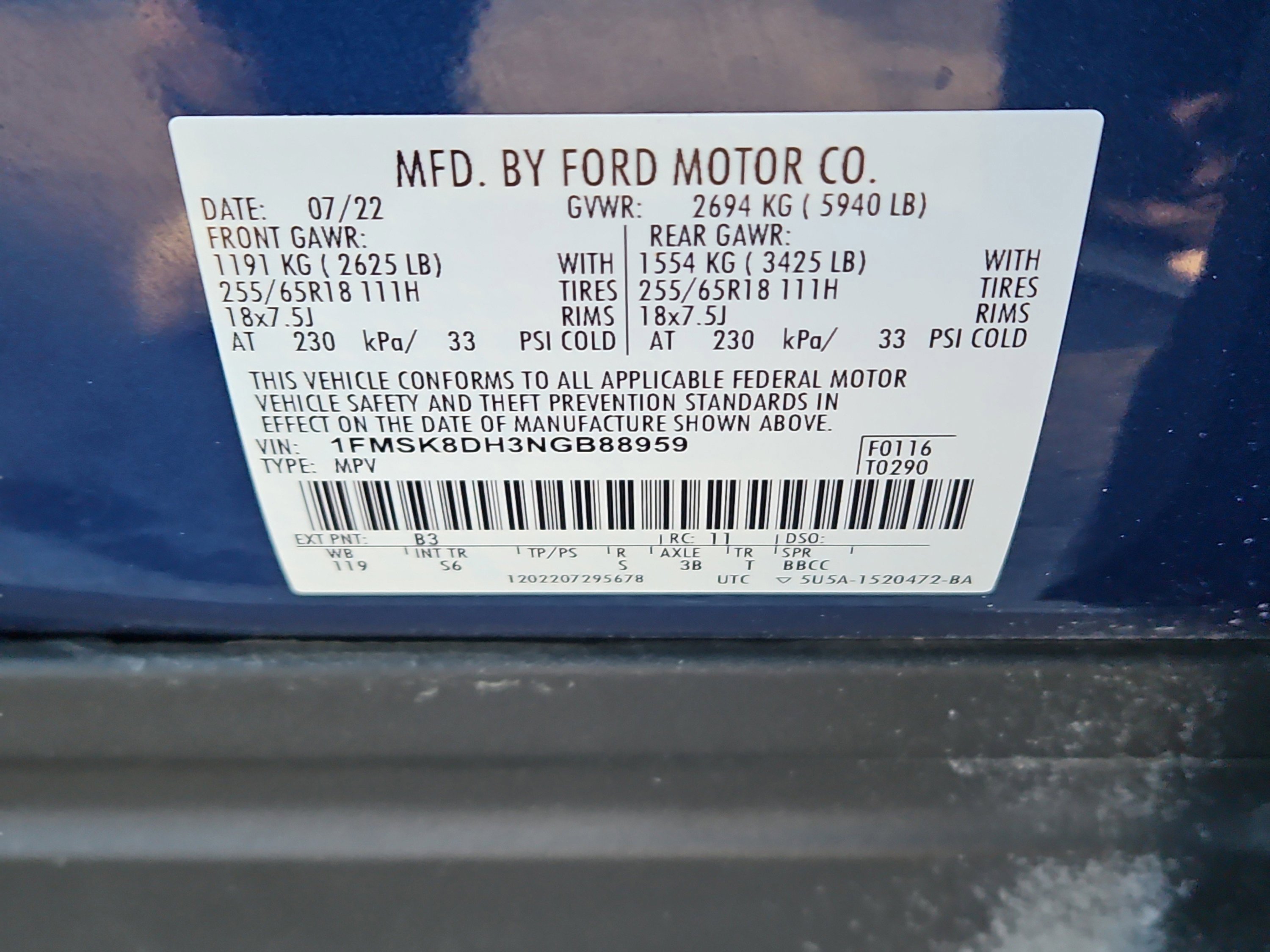 Certified 2022 Ford Explorer XLT w/ Equipment Group 202A image 11