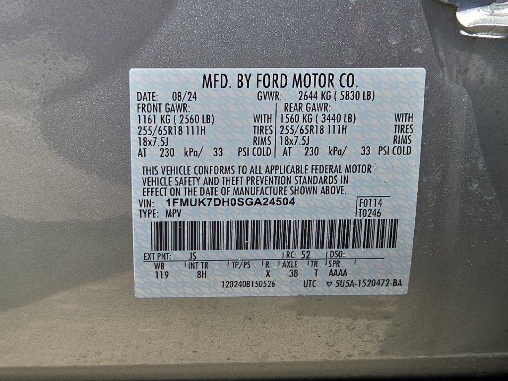 Certified 2025 Ford Explorer Active RWD image 32