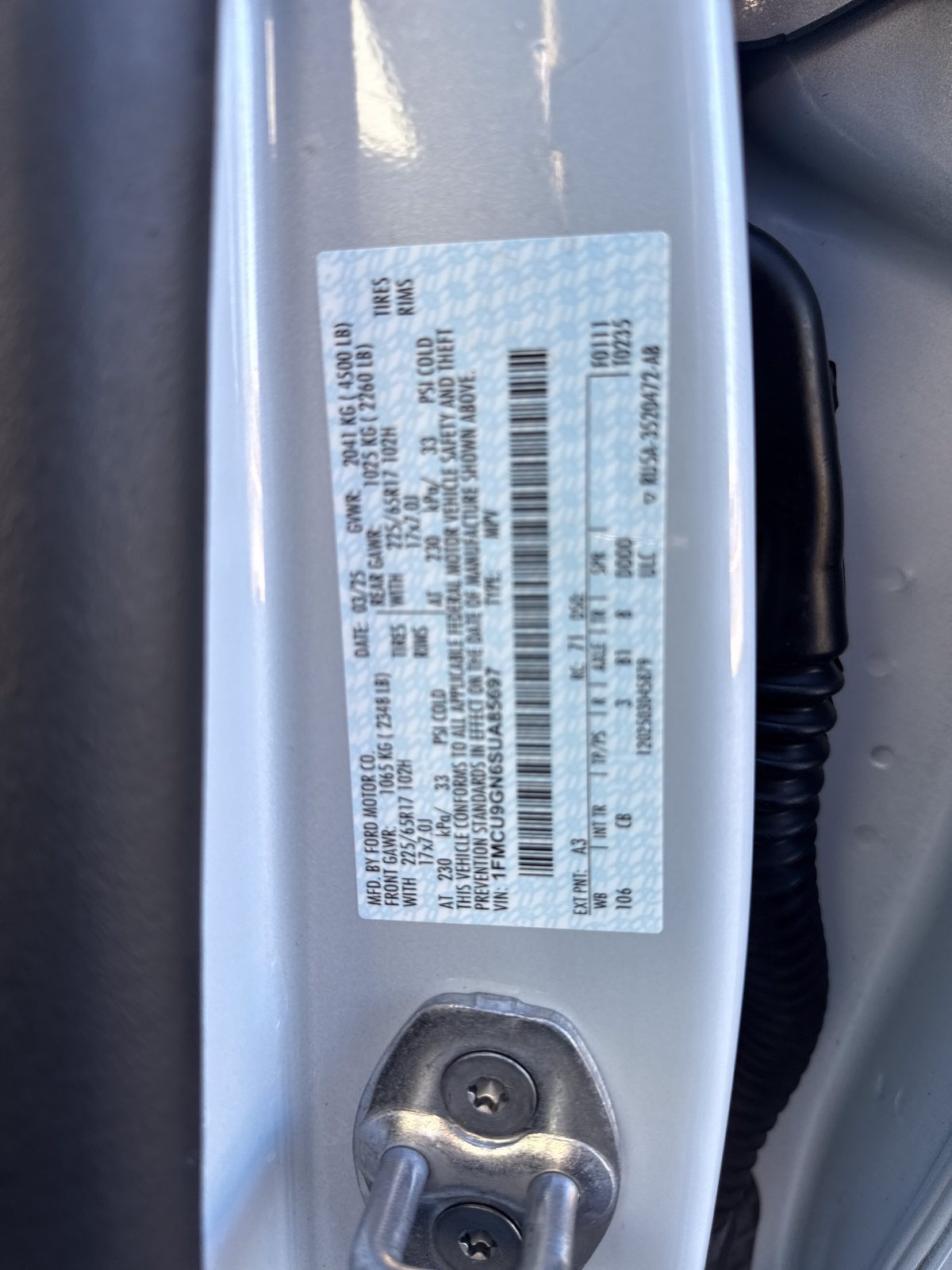 Certified 2025 Ford Escape Active AWD/4WD image 30