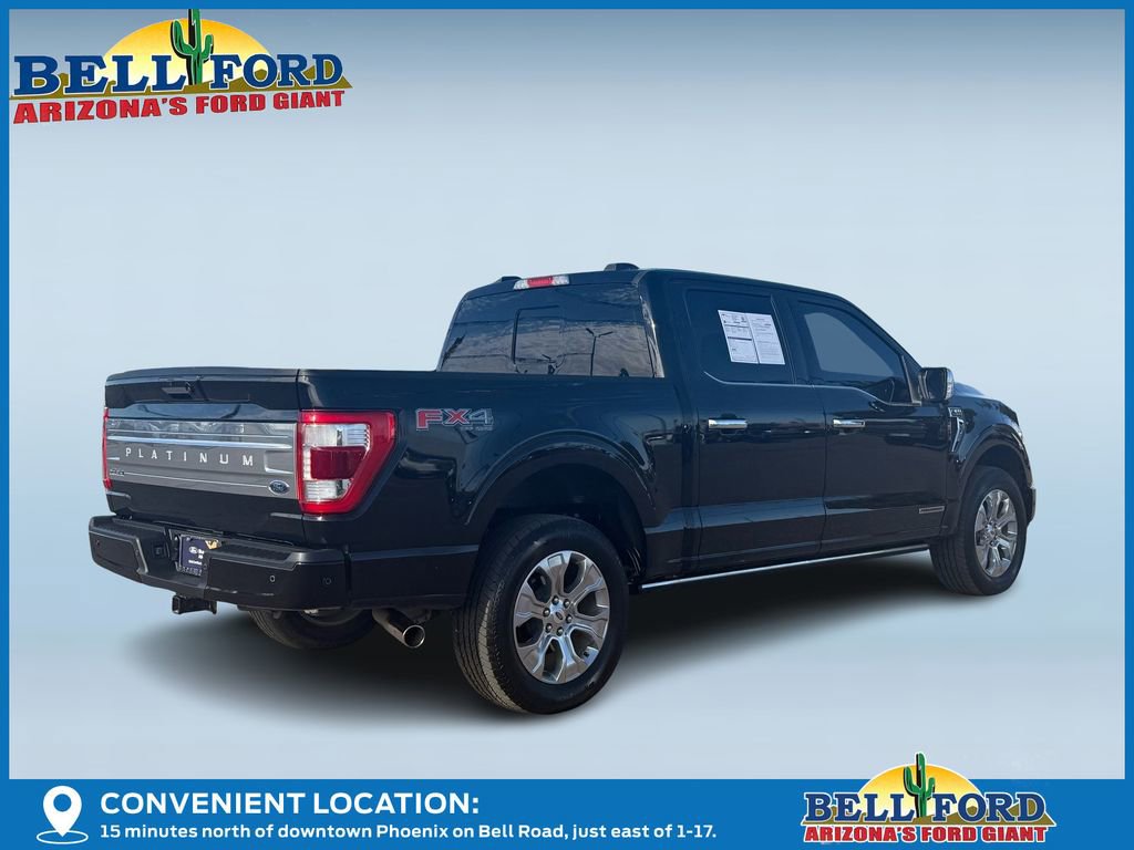Certified 2023 Ford F150 Platinum w/ Equipment Group 701A High image 3