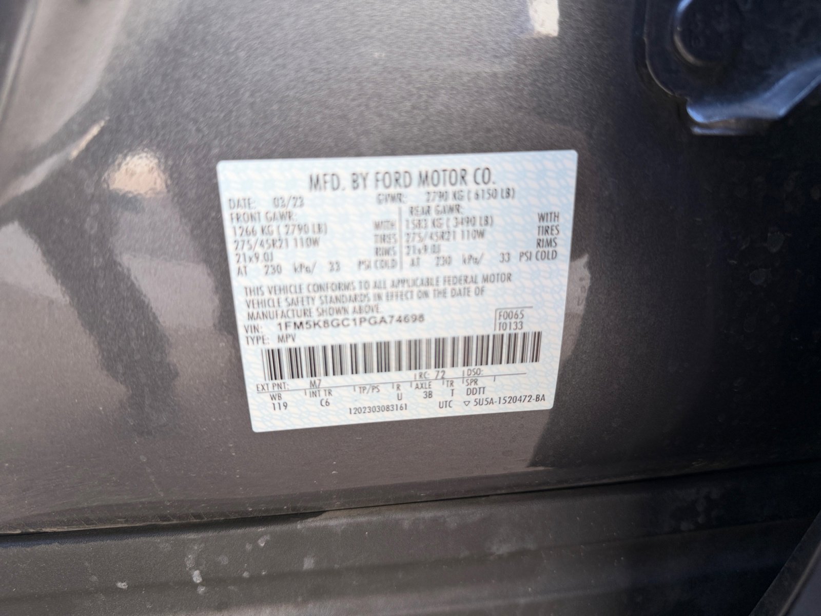 Certified 2023 Ford Explorer ST w/ Equipment Group 401A AWD/4WD image 34